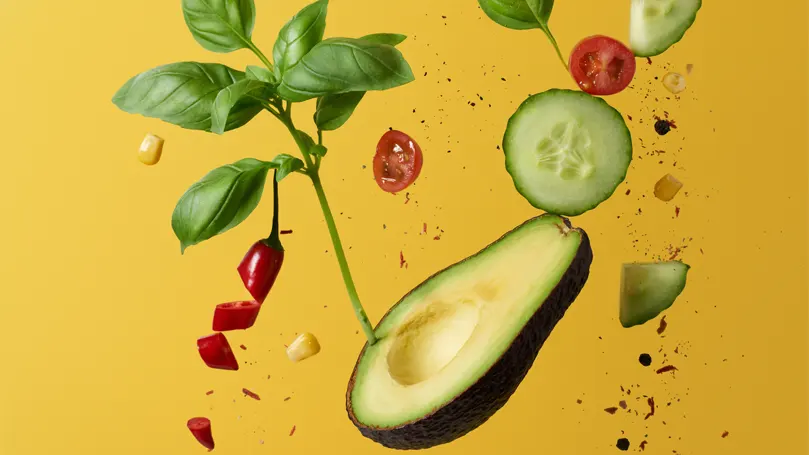 Een afbeelding van avocado en gezonde voeding.