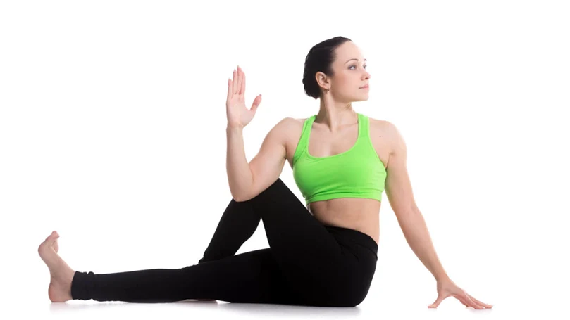 supta matsyendrasana