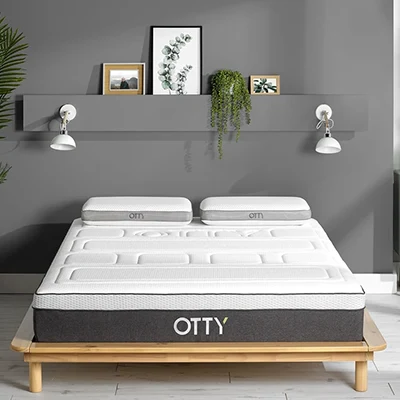 een productafbeelding van otty pure hybride bamboe & houtskool matras