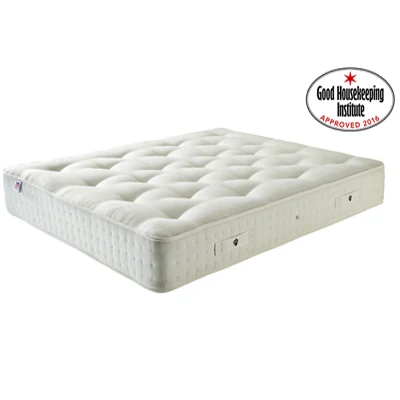 een productafbeelding van een witte Rest Assured Adleborough 1400 Pocket Ortho matras