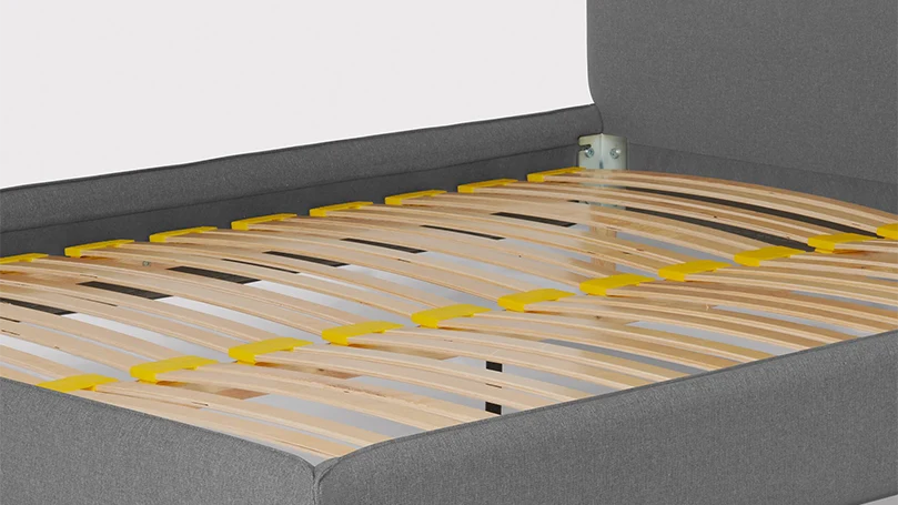 een afbeelding van eve op maat gemaakt bedframe 24 beukenhouten latten