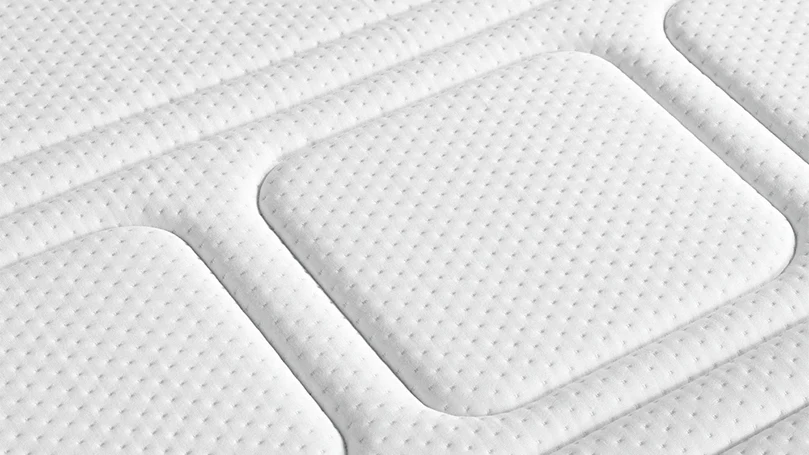 een close-up afbeelding van otty pure hybride bamboe & houtskool matras