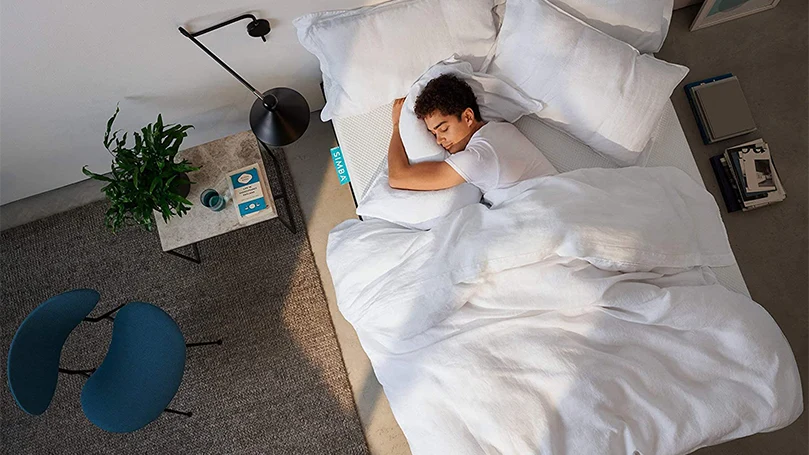 een man test simba hybrid pro matras