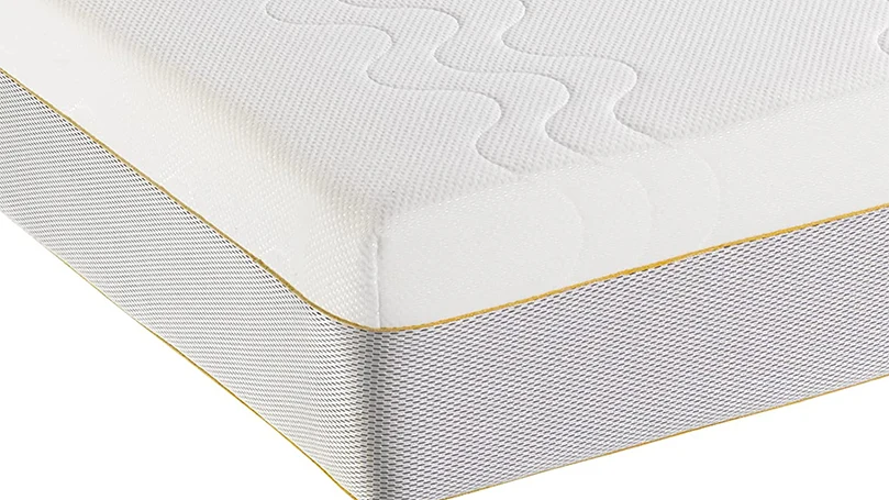 een afbeelding van de rand van dormeo hybride latex matras