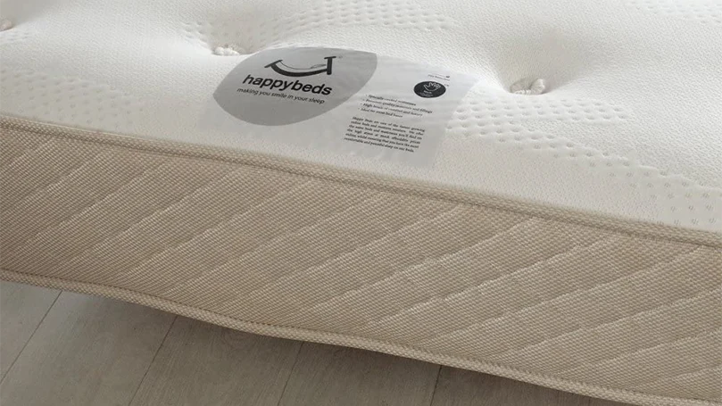 een close-up afbeelding van happy beds clifton royale matras