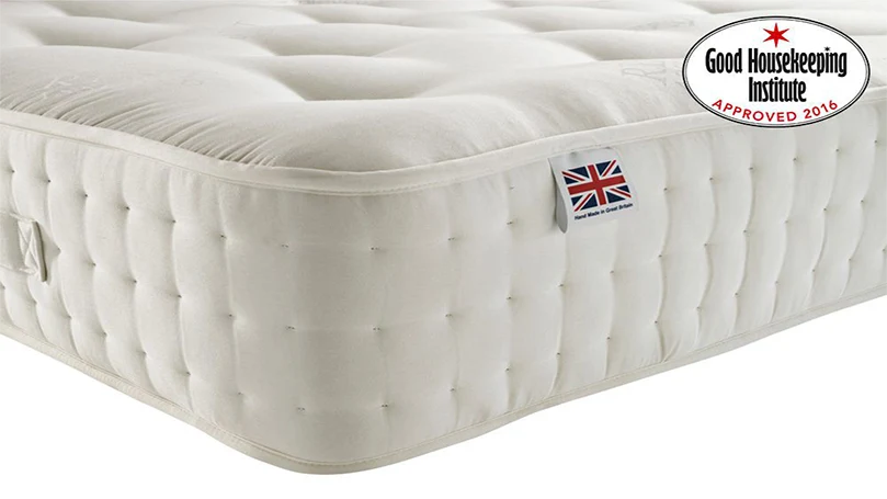 een afbeelding van de zijkant van Rest Assured Adleborough 1400 Pocket Ortho matras