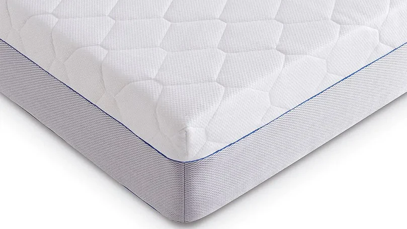 Een close-up van de Dormeo Wellsleep Hybrid matras.