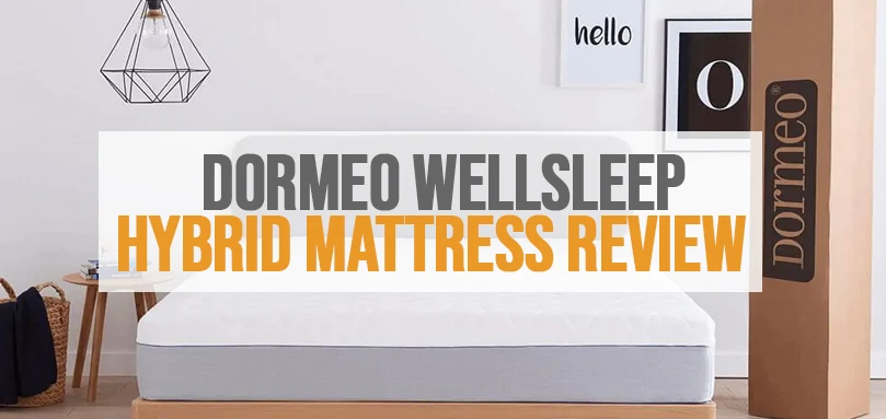 Een afbeelding van de Dormeo Wellsleep hybride matras test.