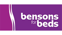 een klein logo van het merk Bensons for Beds