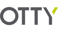 een klein logo van het merk OTTY