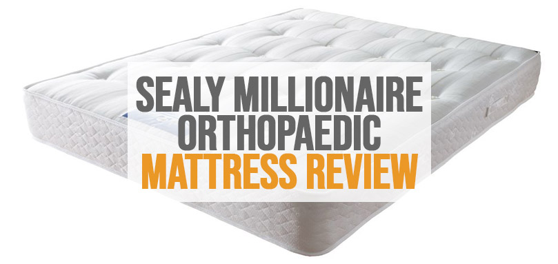 Uitgelichte afbeelding van Sealy Millionaire Orthopedisch Matras Review.