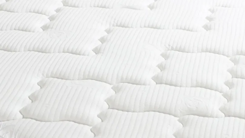 Een close-up van de Sealy Posturepedic Pearl Luxury Pillow Top matrashoes.