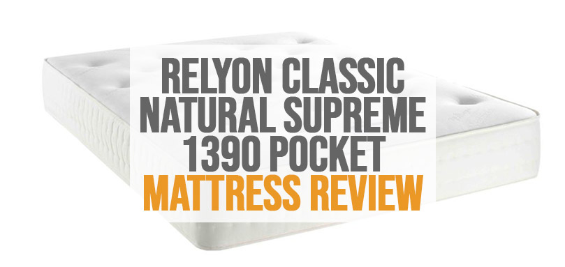 Uitgelichte afbeelding van Relyon Classic Natural Supreme 1390 Pocket Matras beoordeling.