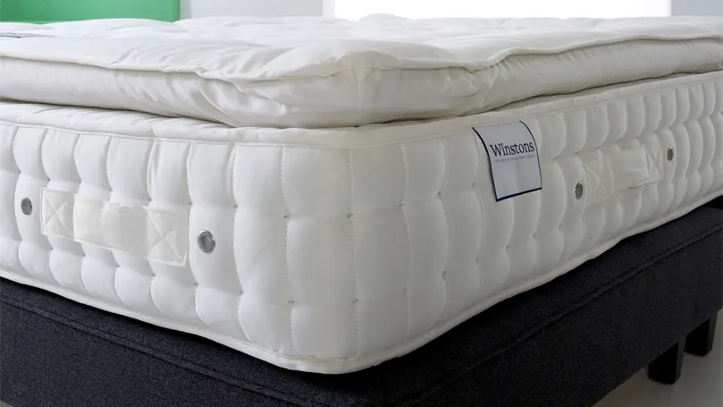 Een afbeelding van de Winston Ultra Cotton 3500 Pillow Top Matrashoek.