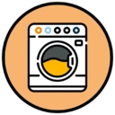 Een pictogram van een wasmachine, ter illustratie van een product dat niet geschikt is voor machinaal wassen