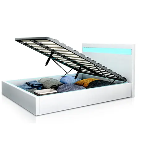 een product afbeelding van BESTWANTED Ottoman Storage Bed